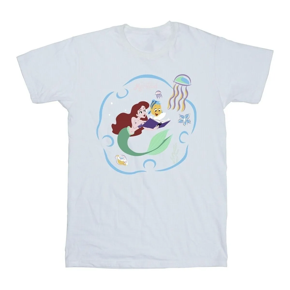The Little Mermaid Reading A Book