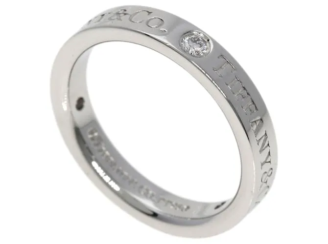 Tiffany & Co Anillo de Diamante Tiffany Flat Band 3P 