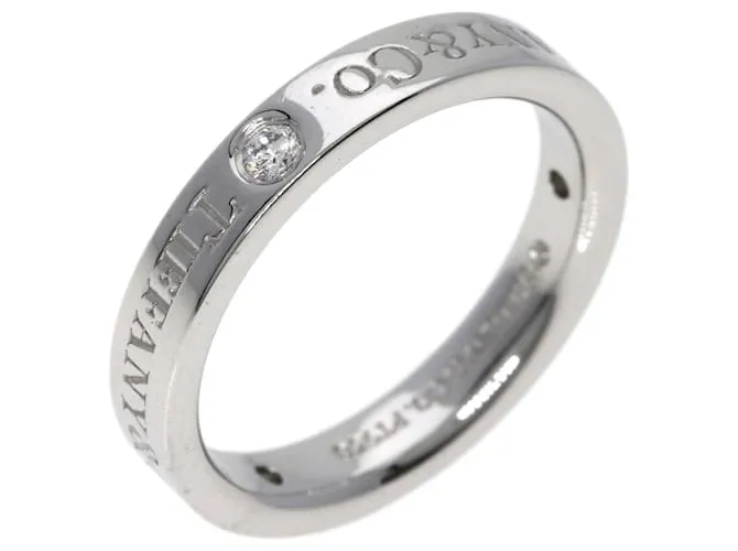 Tiffany & Co Anillo de Diamante Tiffany Flat Band 3P 