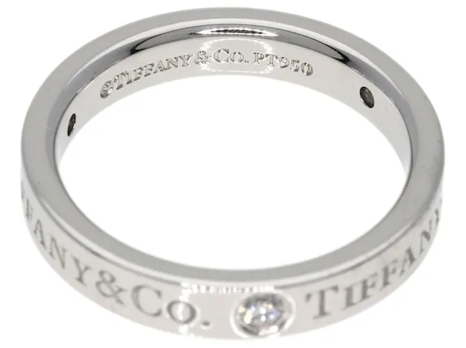 Tiffany & Co Anillo de Diamante Tiffany Flat Band 3P 