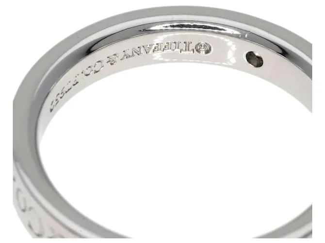 Tiffany & Co Anillo de Diamante Tiffany Flat Band 3P 