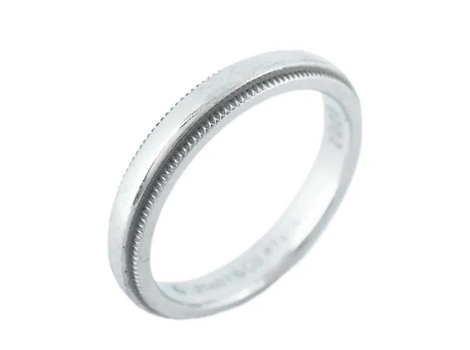 Tiffany & Co Anillo Tiffany Milgrain en Platino 950 