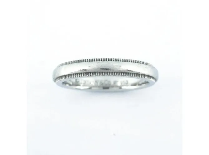 Tiffany & Co Anillo Tiffany Milgrain en Platino 950 