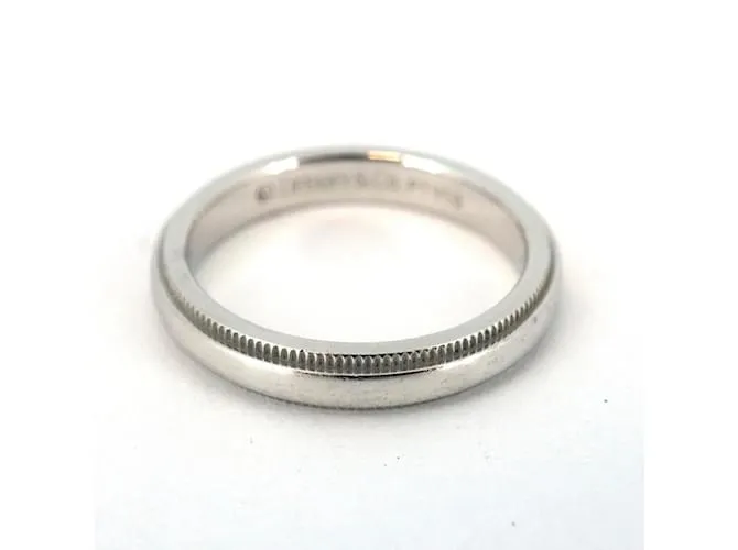 Tiffany & Co Anillo Tiffany Milgrain en Platino 950 