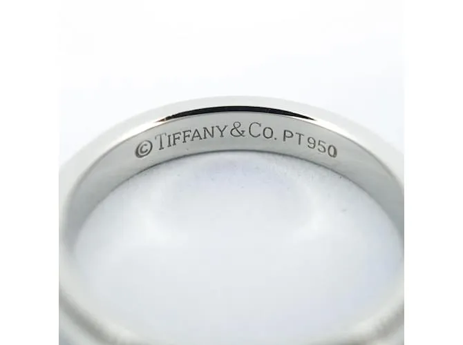 Tiffany & Co Anillo Tiffany Milgrain en Platino 950 