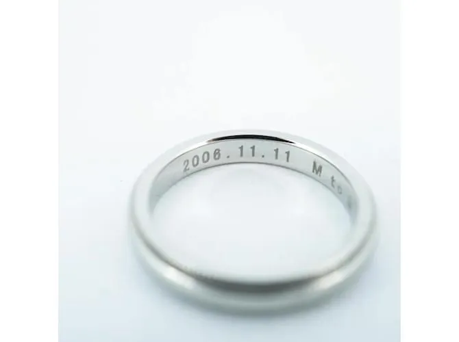 Tiffany & Co Anillo Tiffany Milgrain en Platino 950 