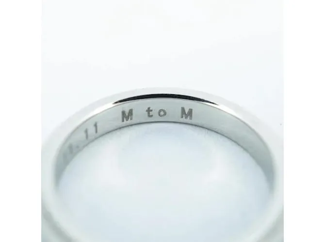 Tiffany & Co Anillo Tiffany Milgrain en Platino 950 