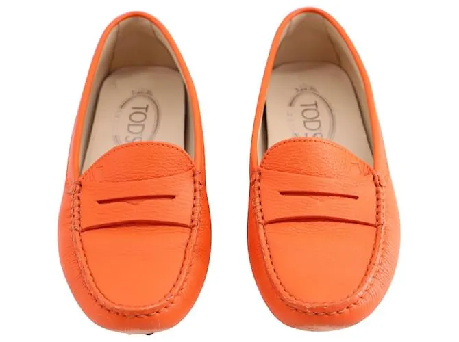 Tod's Mocasín Tods Gommino en Piel Naranja 