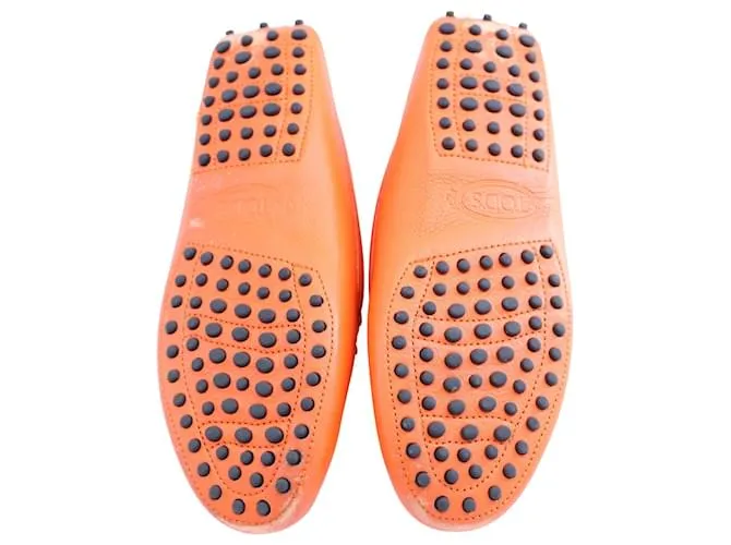 Tod's Mocasín Tods Gommino en Piel Naranja 