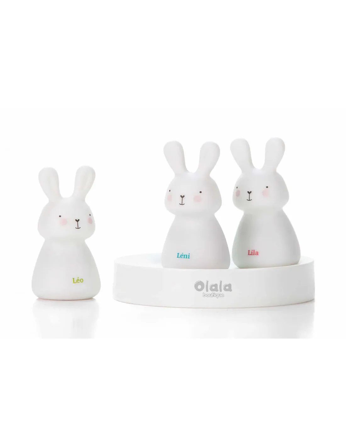 Trío de luces de noche Léo, Léni, Lila de Olala Boutique