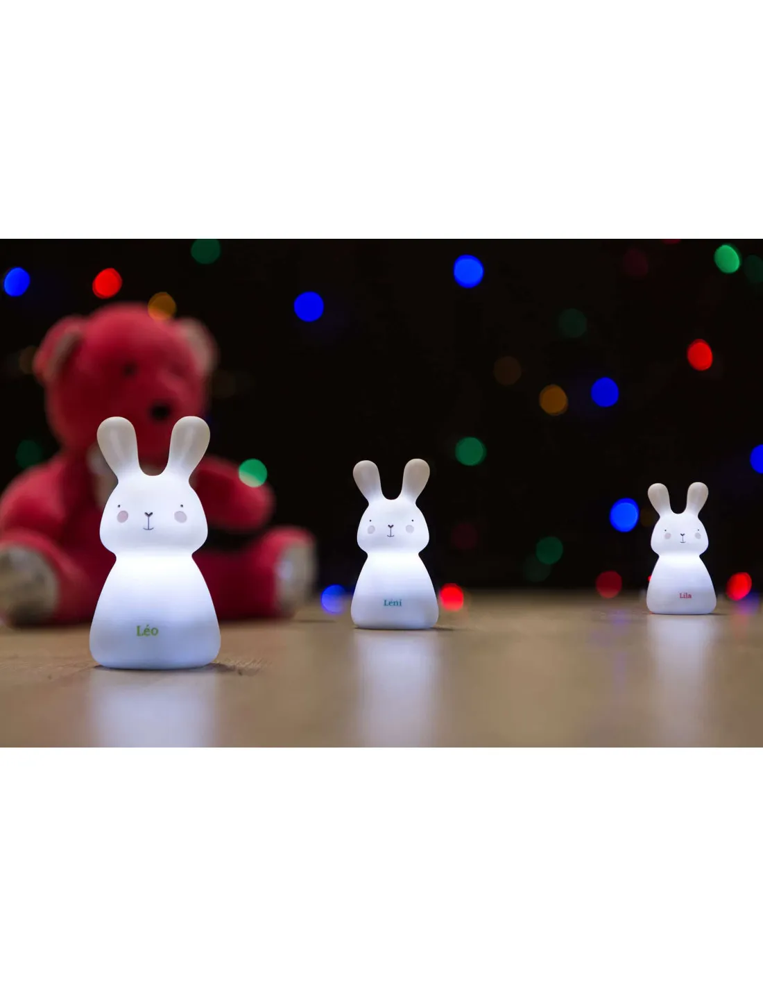 Trío de luces de noche Léo, Léni, Lila de Olala Boutique