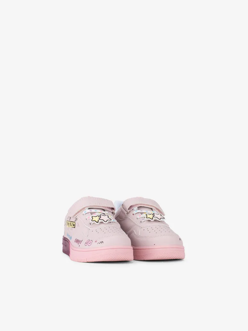 TÉNIS ESTAMPADO DE ATACADOR ELÁSTICO E VELCRO COM CUPSOLE COLORIDA