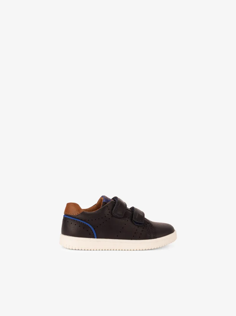 TÉNIS ESTAMPADO DE DUPLO VELCRO COM CUPSOLE BICOLOR