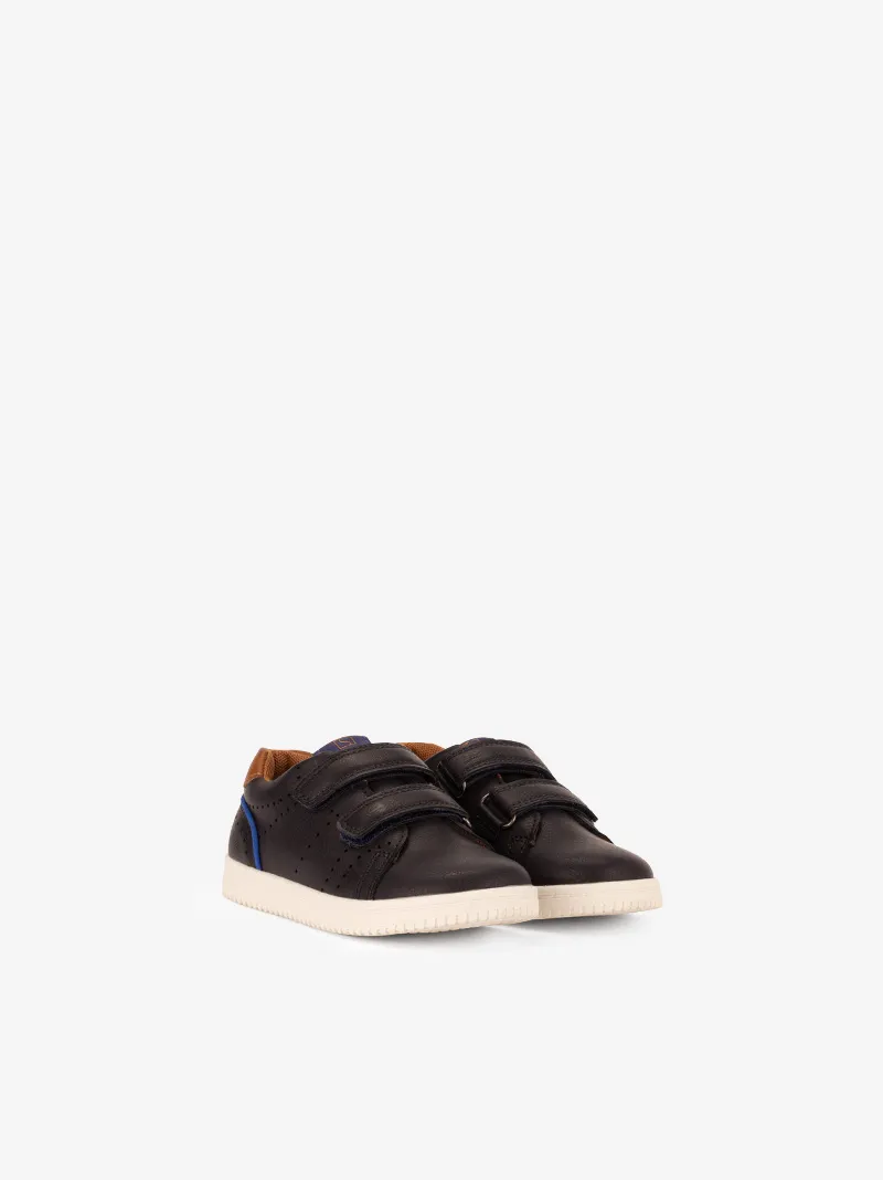 TÉNIS ESTAMPADO DE DUPLO VELCRO COM CUPSOLE BICOLOR