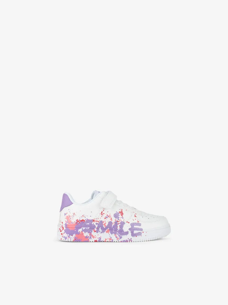TÉNIS MULTIPEÇA COM DUPLO VELCRO E ESTAMPADOS MULTICOLOR