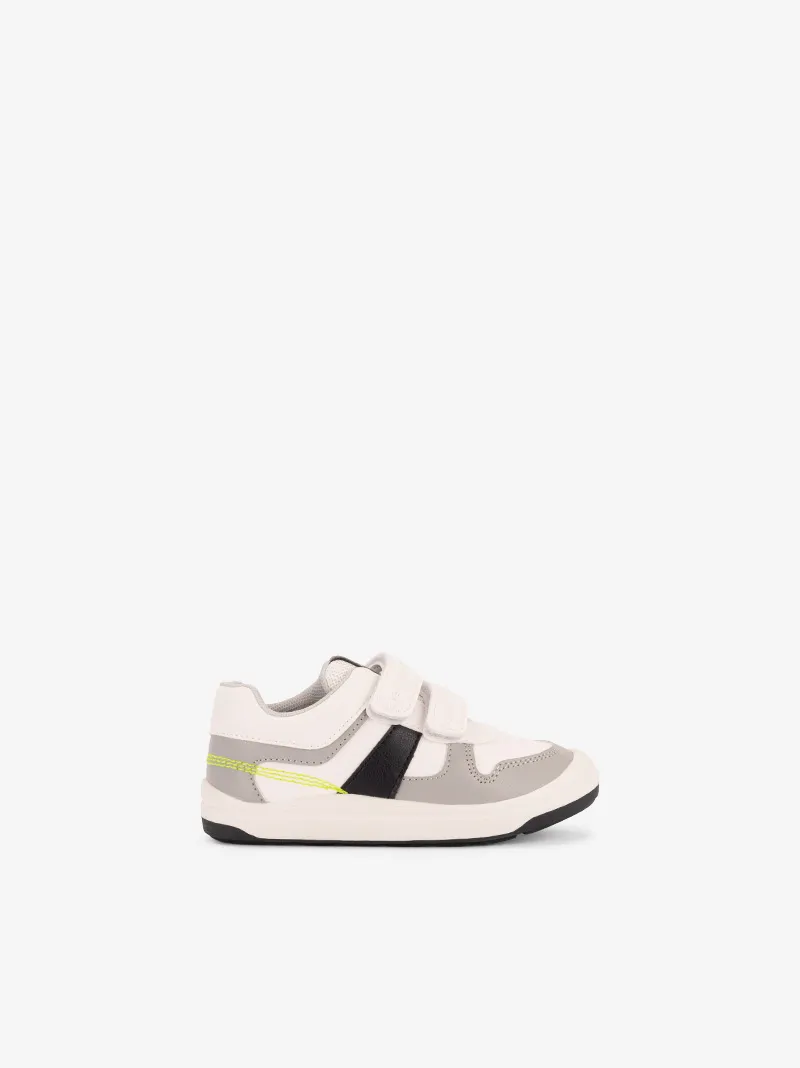 TÉNIS MULTIPEÇA DE DUPLO VELCRO COM CUPSOLE BICOLOR