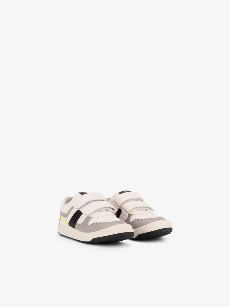 TÉNIS MULTIPEÇA DE DUPLO VELCRO COM CUPSOLE BICOLOR