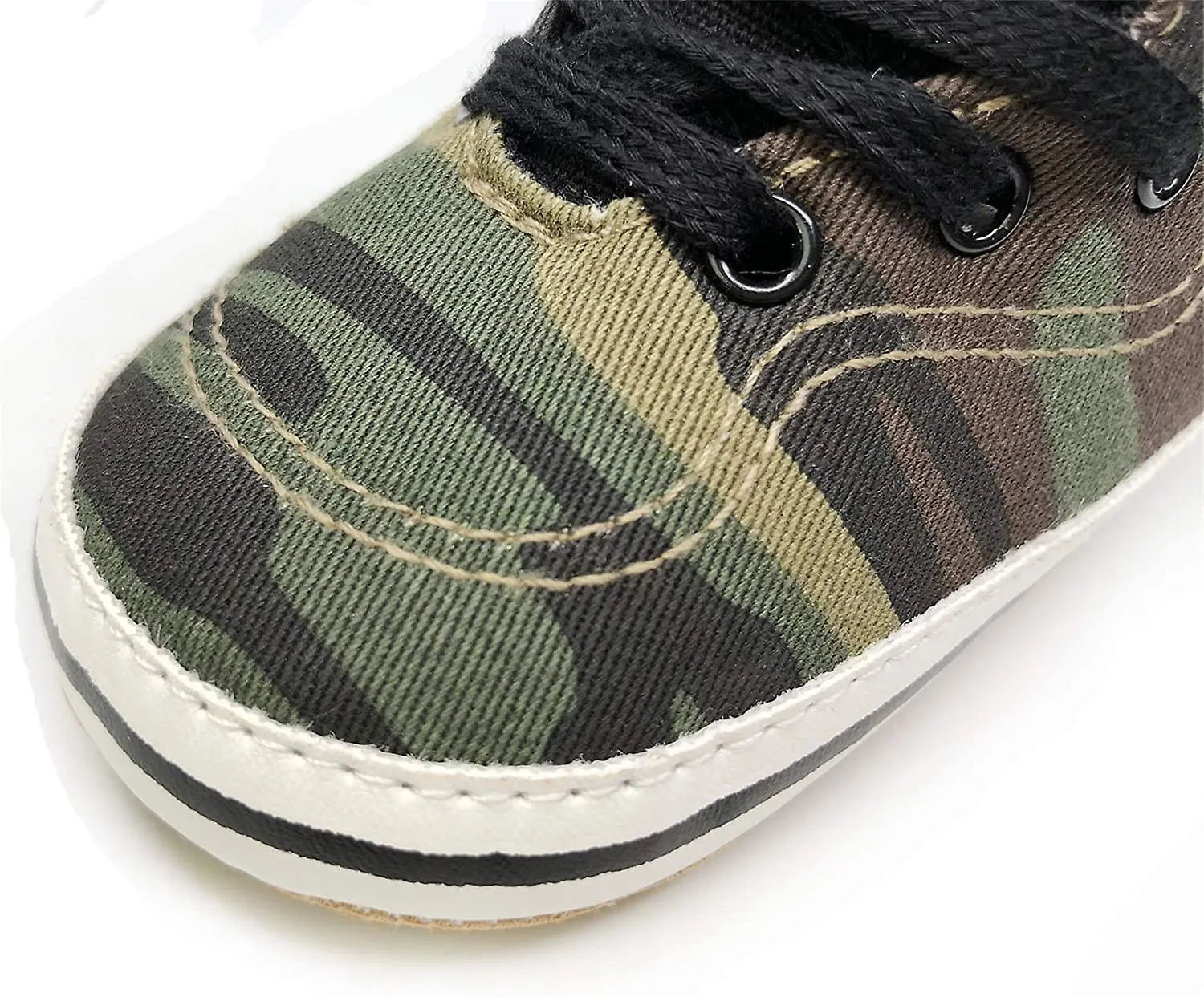 UNISEX BABY BOYS GIRLS HIGHTOP ANKLE SNEAKERS SOFT RUBBER SOLE INFANT CRIB SHOES TODDLER FIRST WALKERS