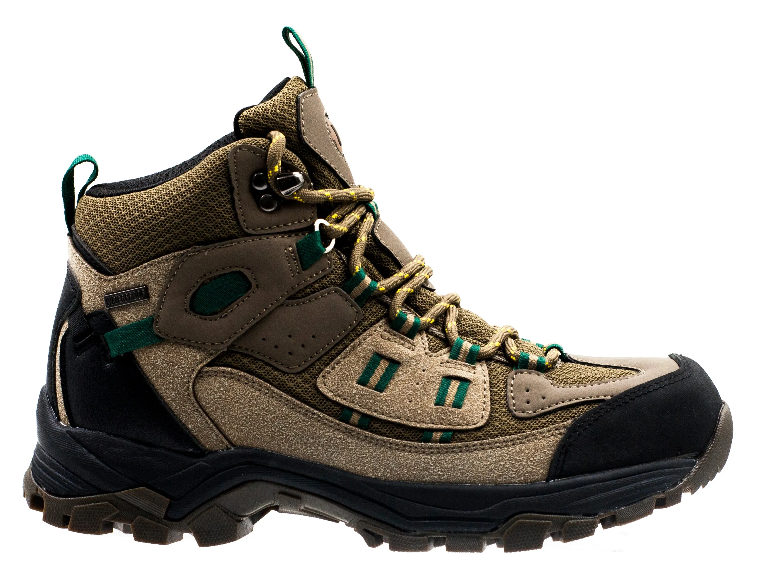 Unisport Botin Outdoor hombre Waterproof color Tostado
