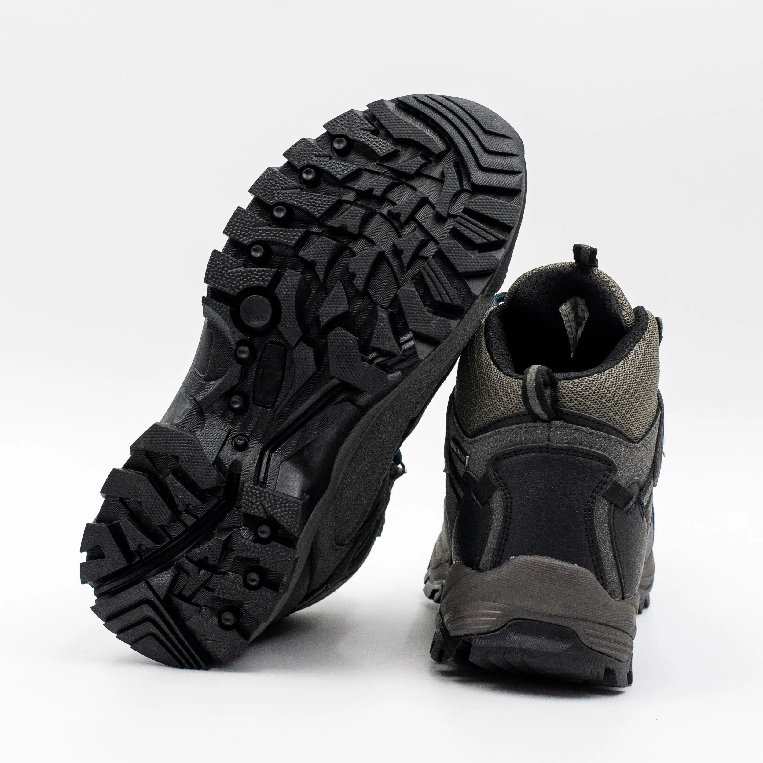 Unisport Botin Outdoor juvenil waterproof color gris