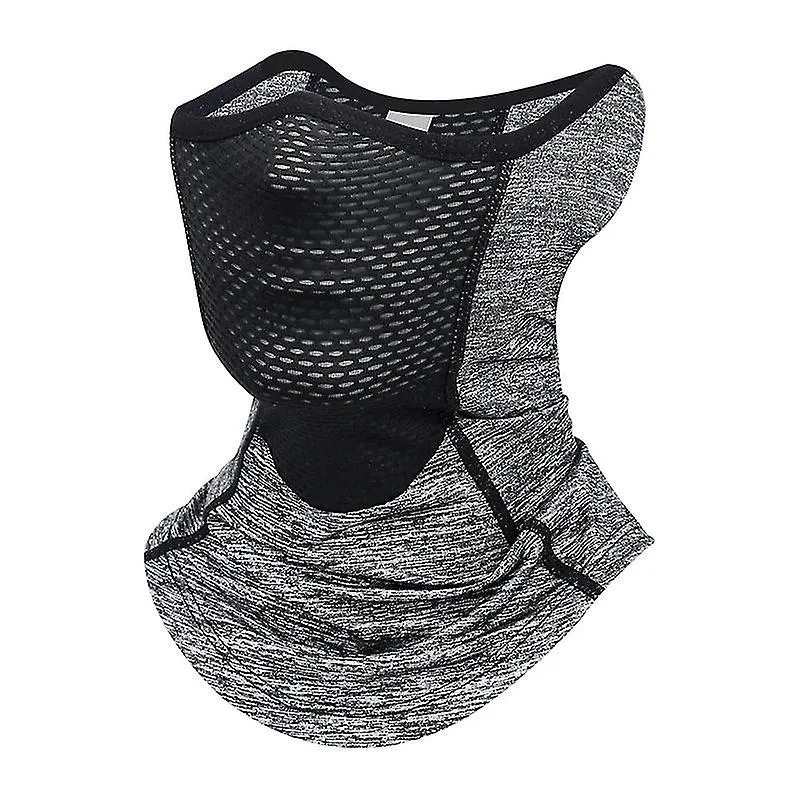 Upf 50+ Ice Silk Sports Neck Gaiter Outdoor Dust Sunscreen Motorcycle Cycling Half Face Mask