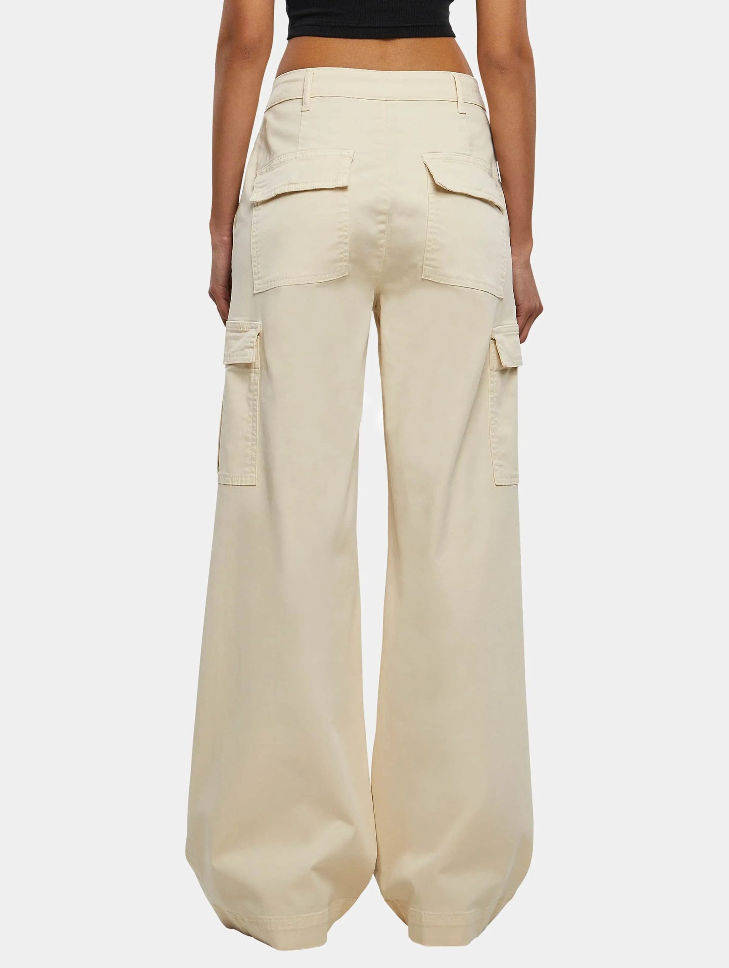 Urban Classics High Waist Wide Leg Twill