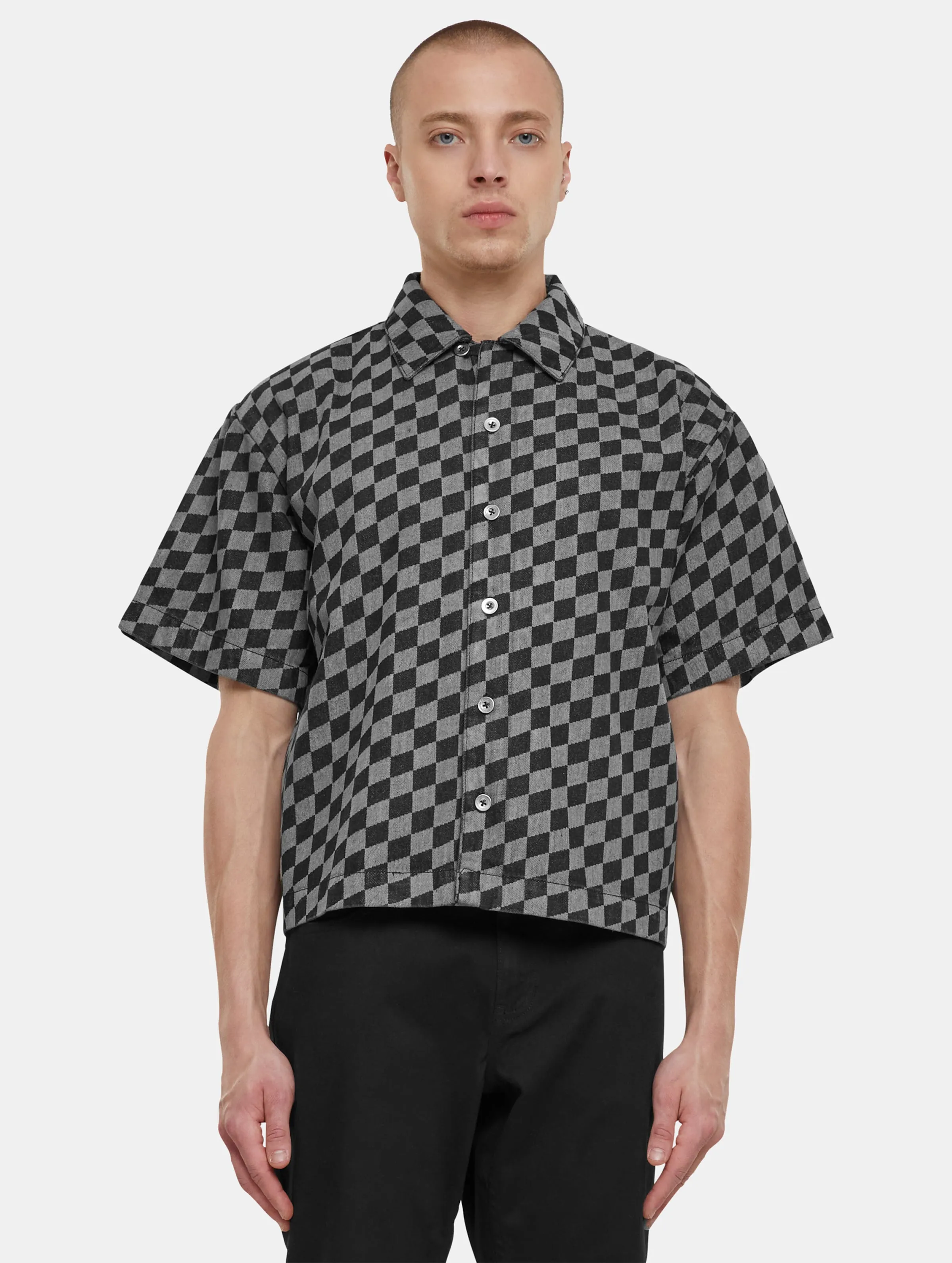 Urban Classics Laser Check Printed Boxy