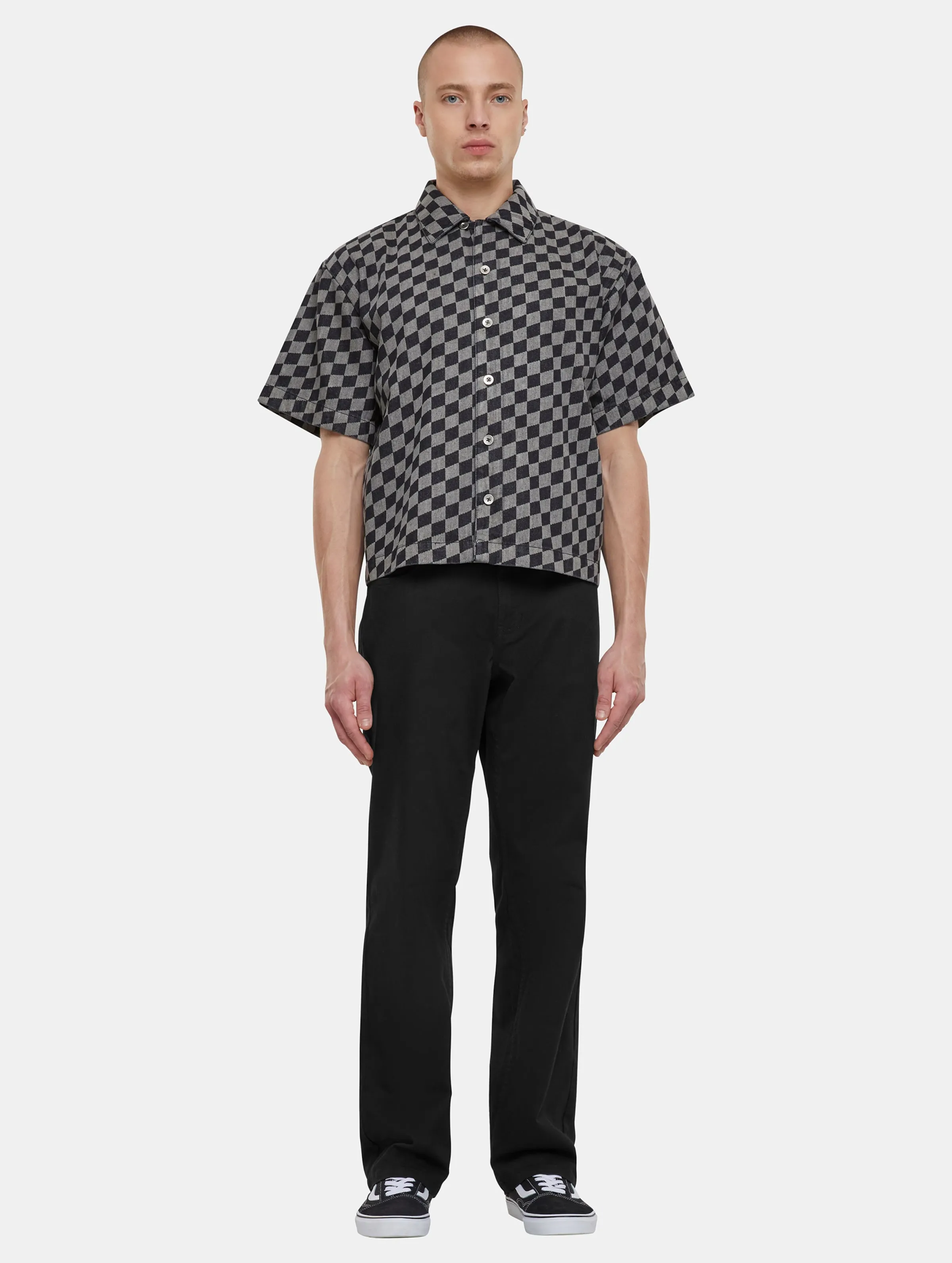 Urban Classics Laser Check Printed Boxy