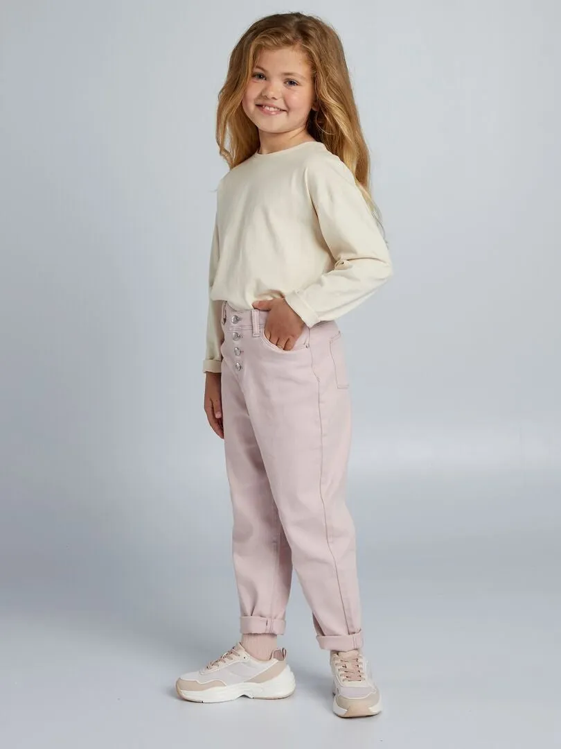 VAQUERO MOM  CORTE MáS CóMODO  PURPURA