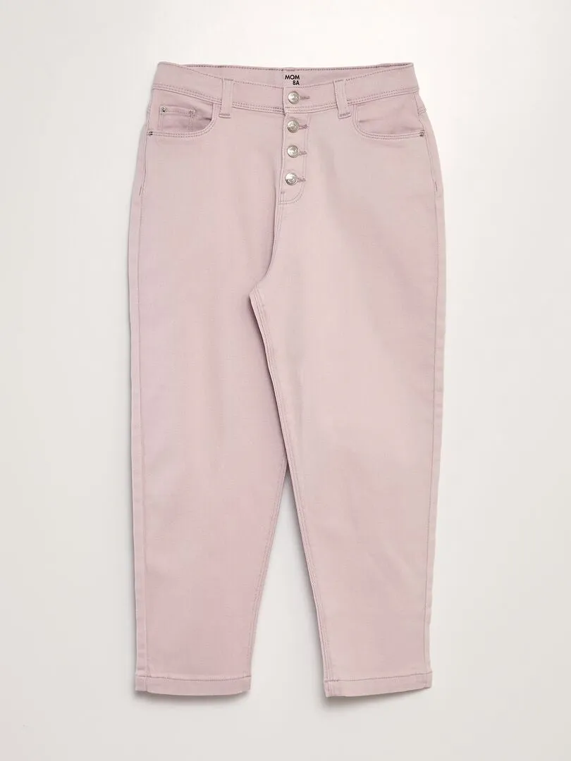 VAQUERO MOM  CORTE MáS CóMODO  PURPURA