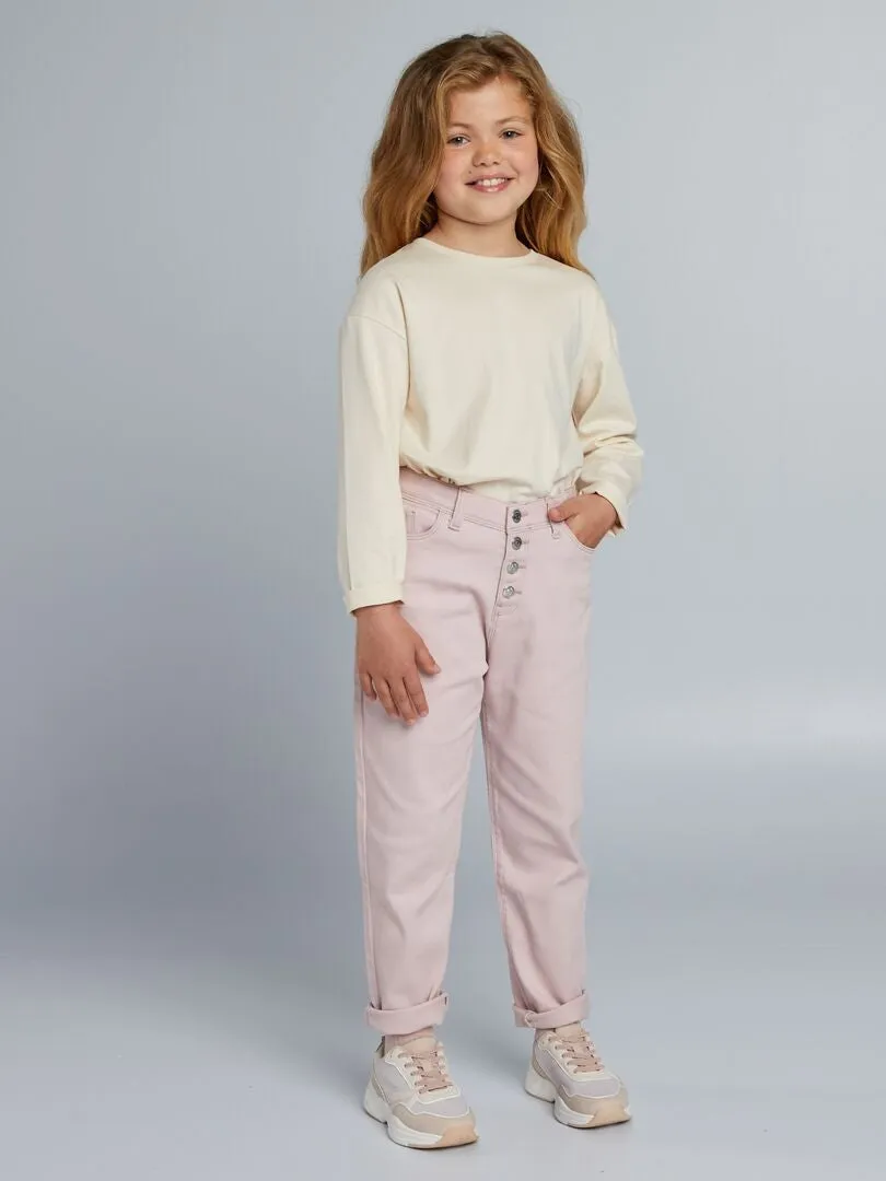 VAQUERO MOM  CORTE MáS CóMODO  PURPURA