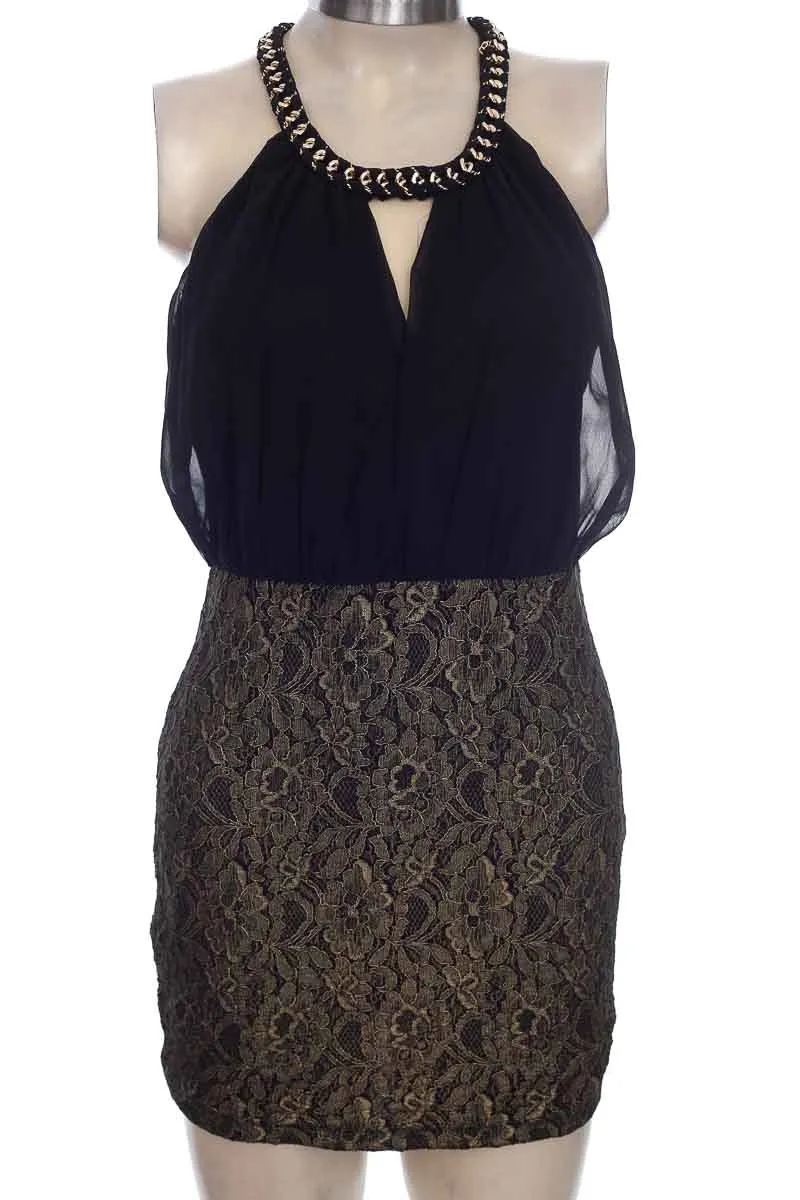 VESTIDO / ENTERIZO COLOR NEGRO  ITALA