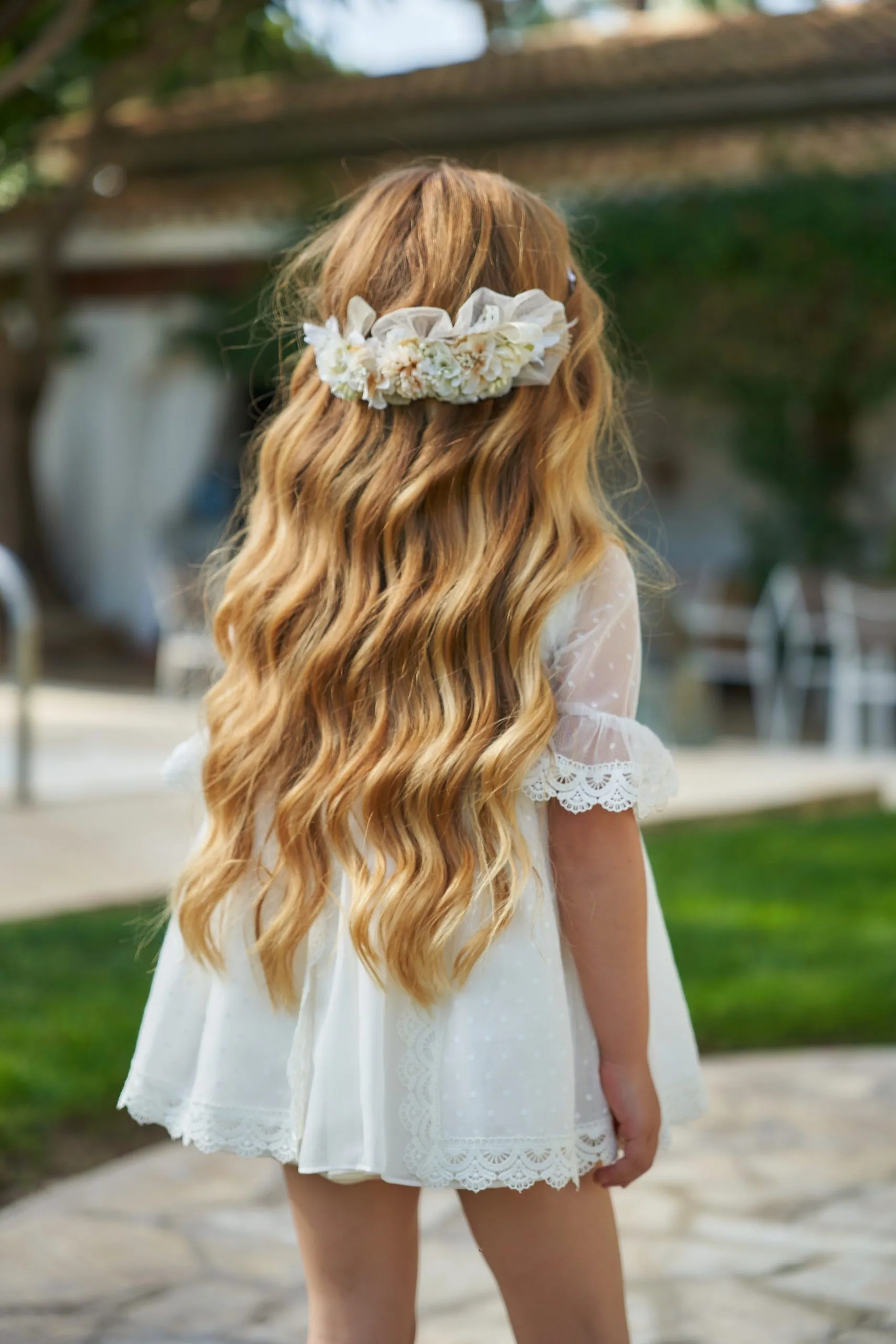 Vestido bebé etamin lunar