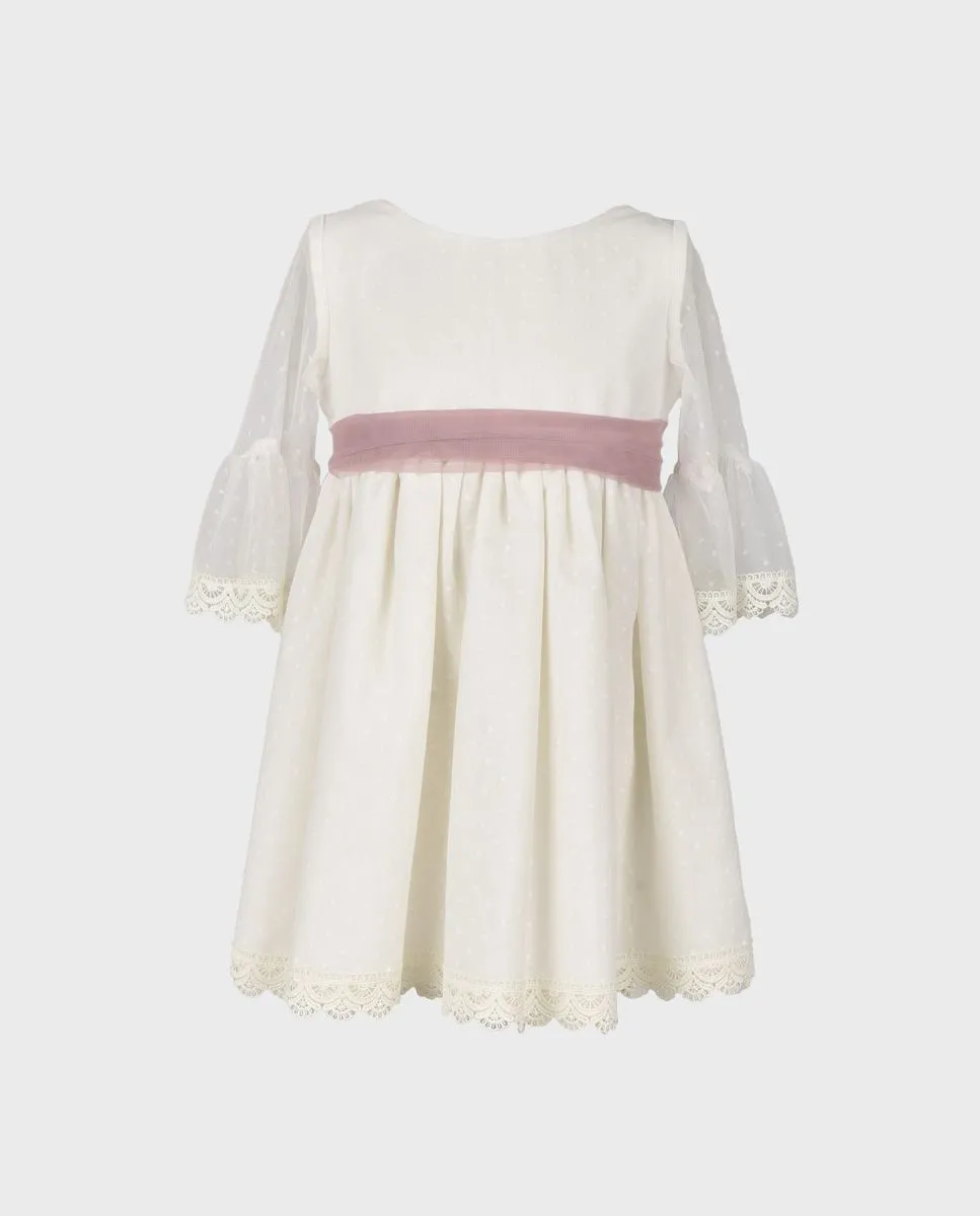 Vestido bebé etamin lunar