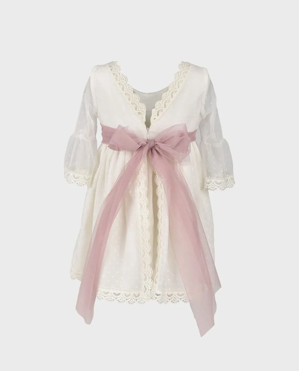 Vestido bebé etamin lunar