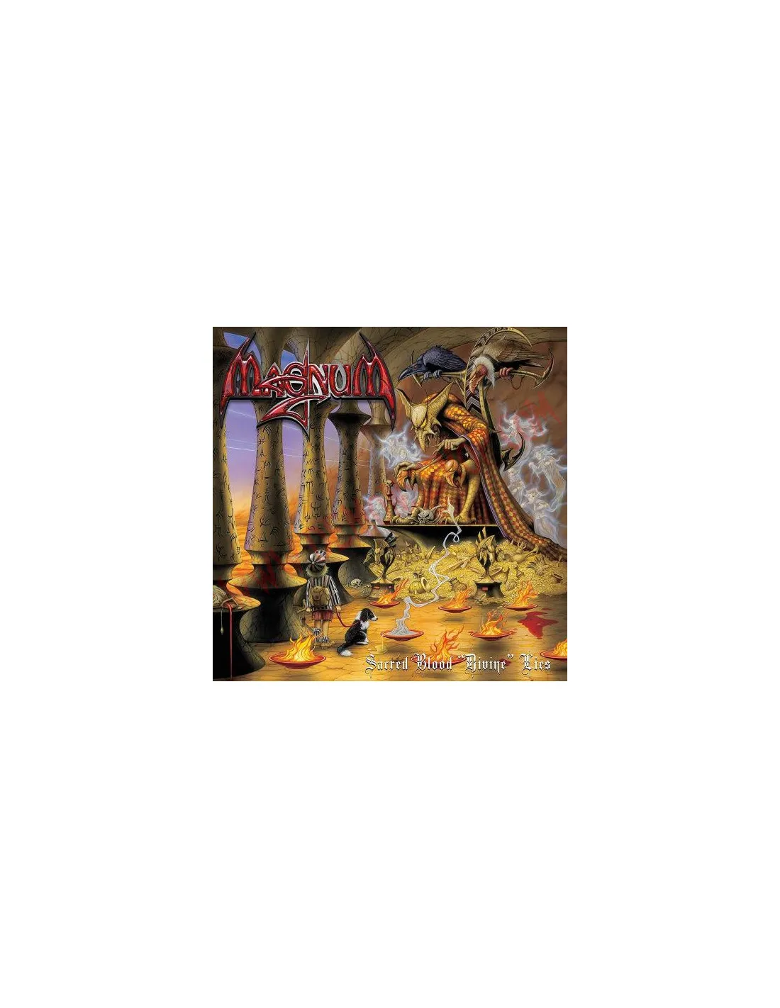 VINILO LP MAGNUM  SACRED BLOOD  DIVINE LIES