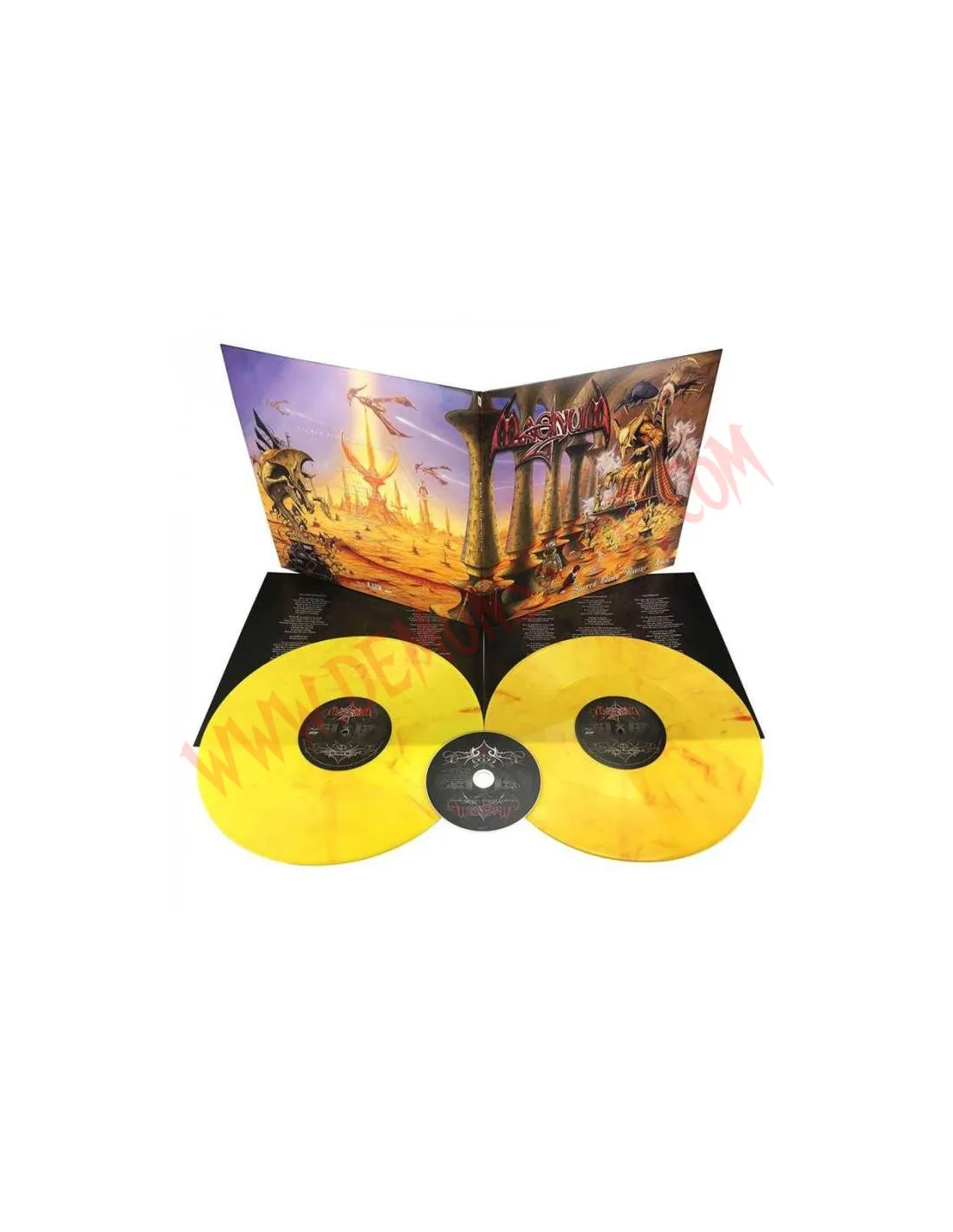 VINILO LP MAGNUM  SACRED BLOOD  DIVINE LIES