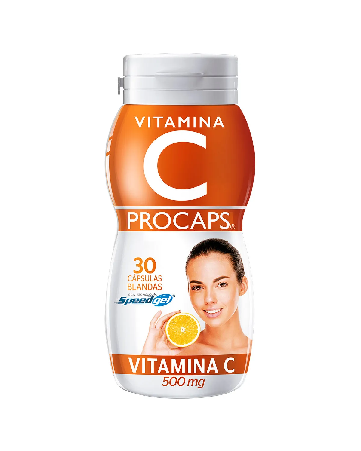 Vitamina C 500mg Frasco x30 Cápsulas Líquidas