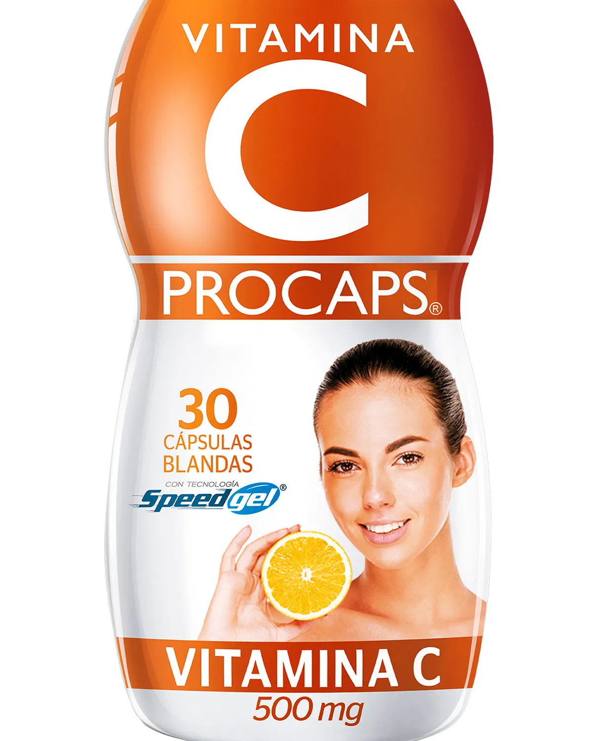 Vitamina C 500mg Frasco x30 Cápsulas Líquidas