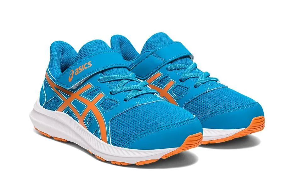 Zapatillas Asics Jolt 4 PS Velcro Niños Azul/Naranja