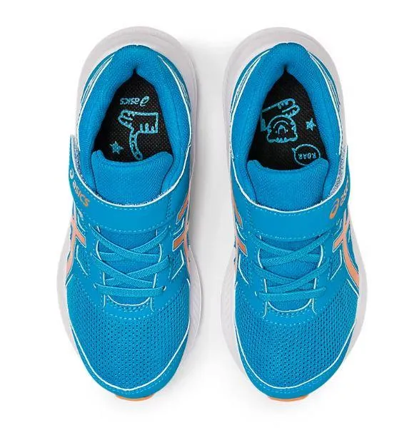 Zapatillas Asics Jolt 4 PS Velcro Niños Azul/Naranja