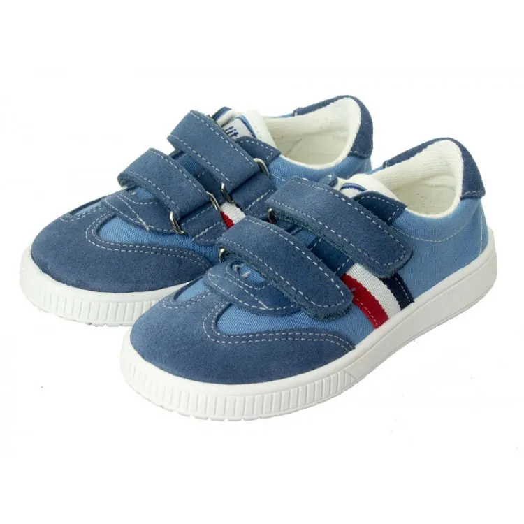 Zapatillas lona Rayas velcro