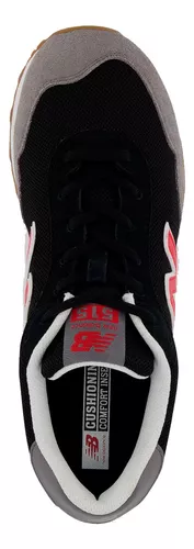 Zapatillas New Balance Hombre 515 Negras Urbanas Full Empo