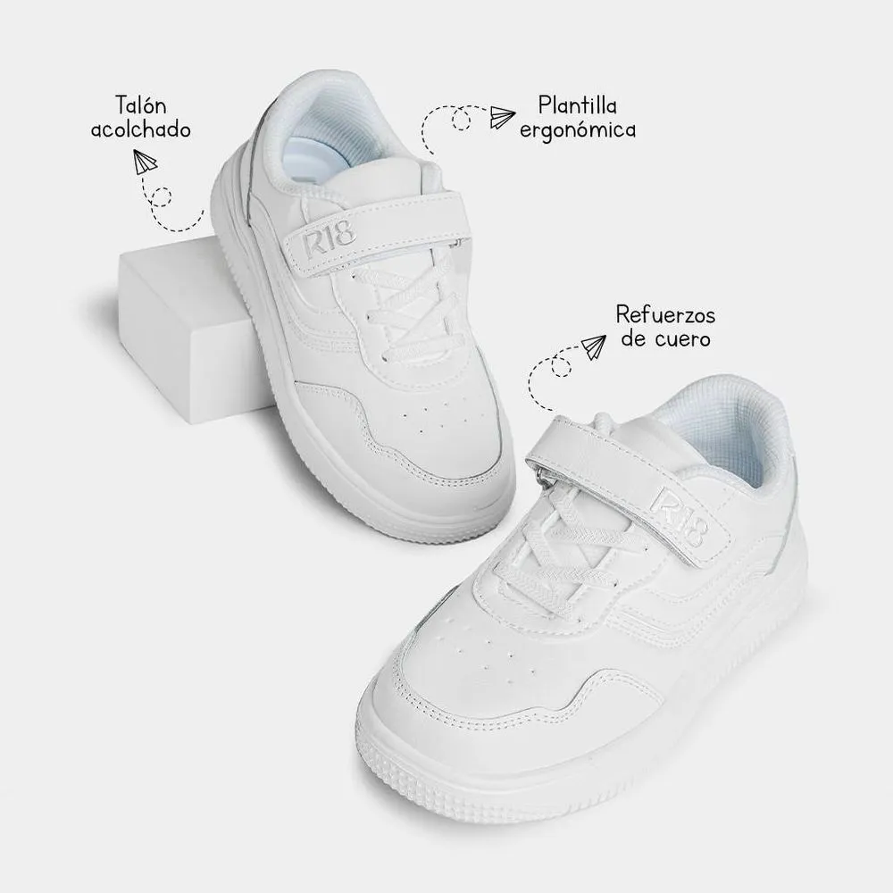 ZAPATILLAS UNISEX R18 R18QY025 (2834) BLANCO