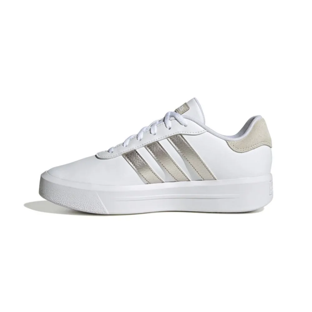 Zapatillas Urbanas Adidas Para Mujer Id1969 Court Platform Blanco