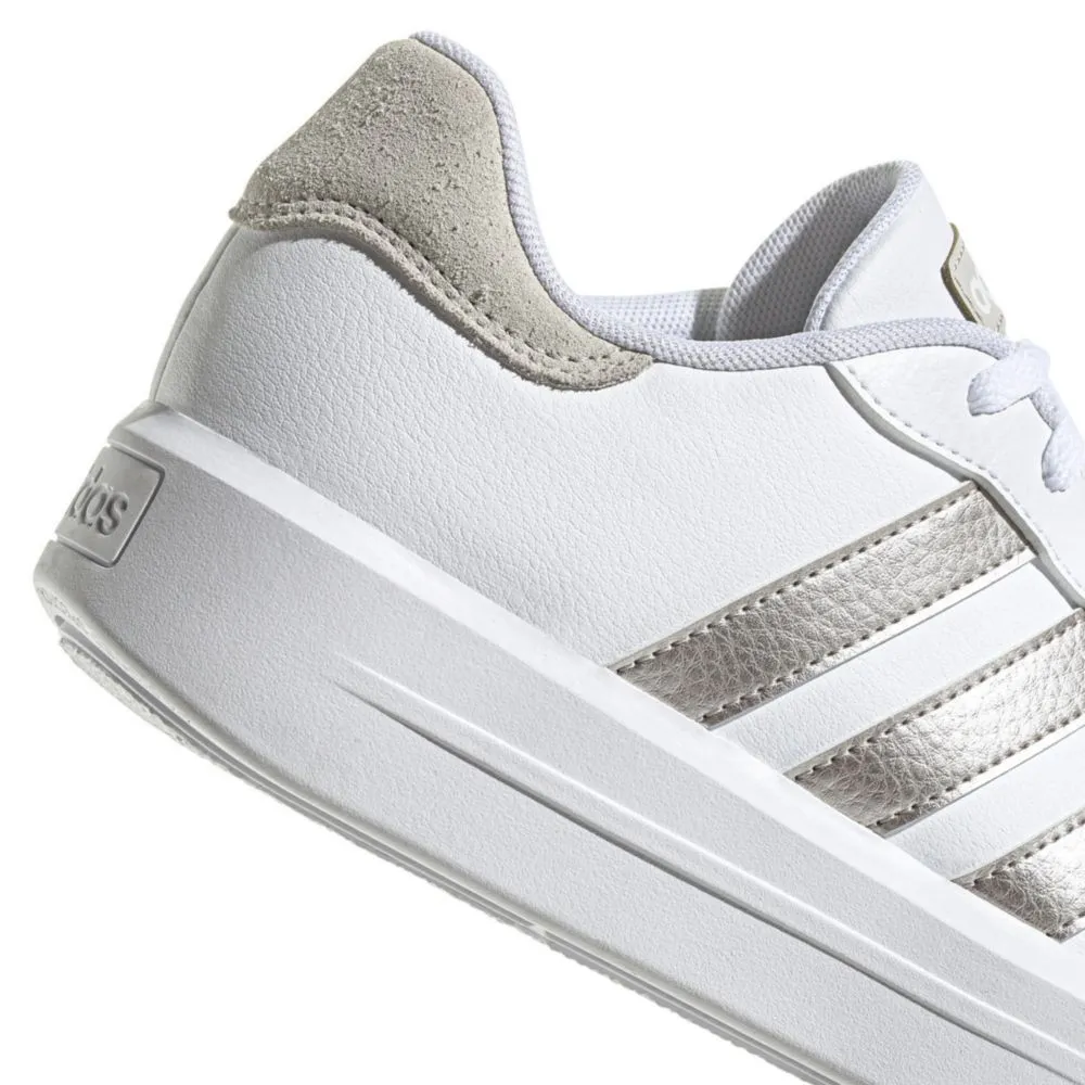 Zapatillas Urbanas Adidas Para Mujer Id1969 Court Platform Blanco