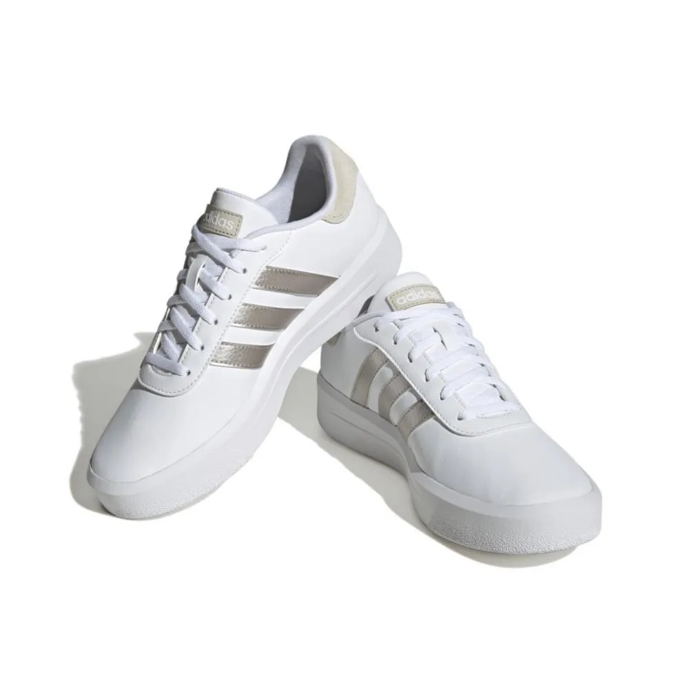 Zapatillas Urbanas Adidas Para Mujer Id1969 Court Platform Blanco