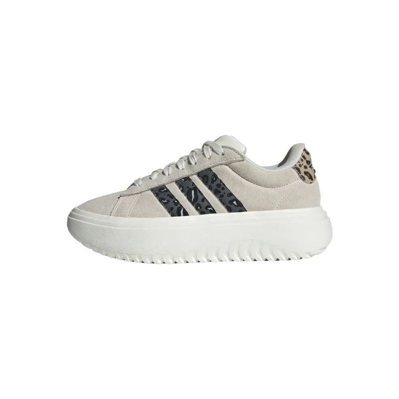 Zapatillas Urbanas Mujer Adidas Grand Court Platform Suede