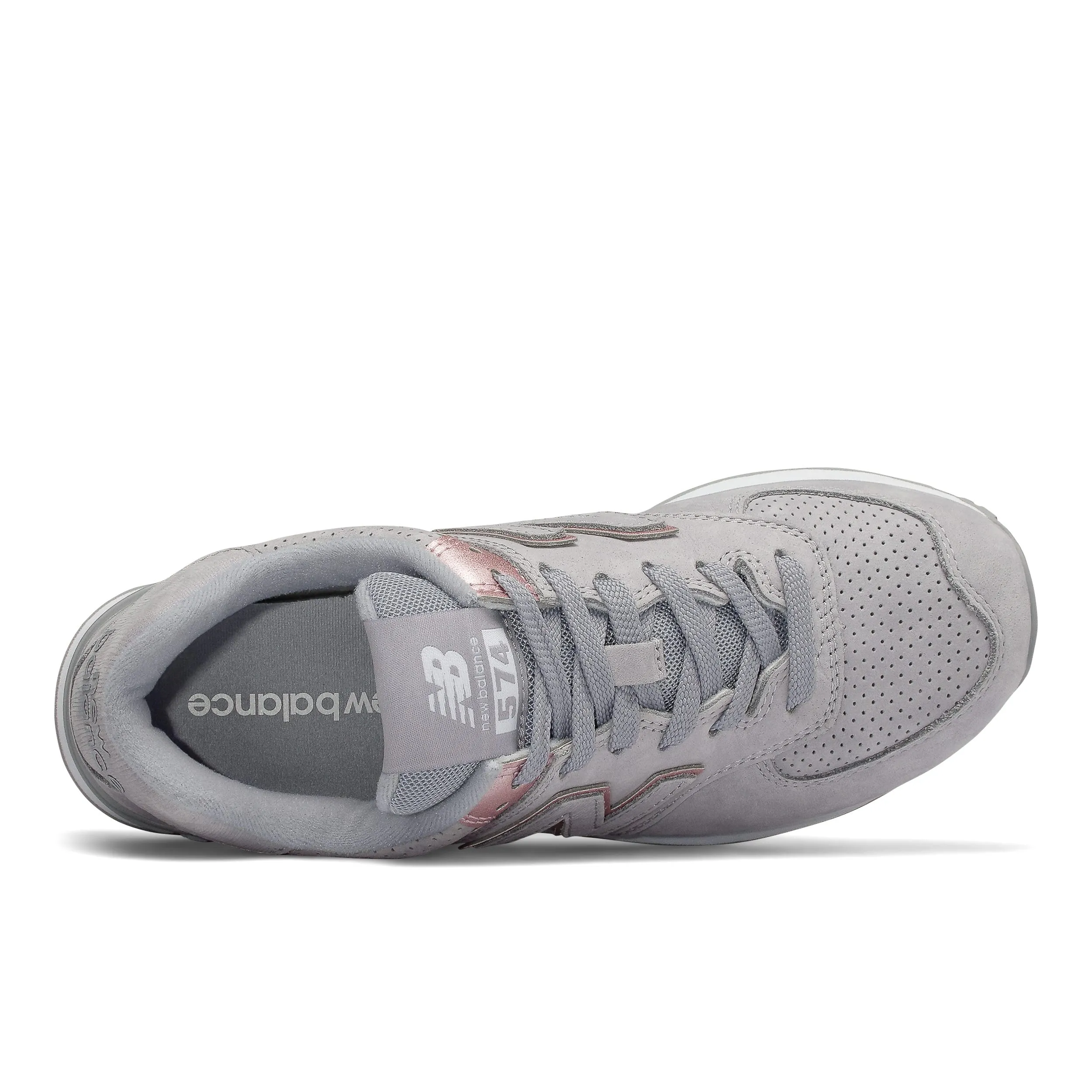 Zapatillas Urbanas Mujer New Balance 574 Nubuck Gris