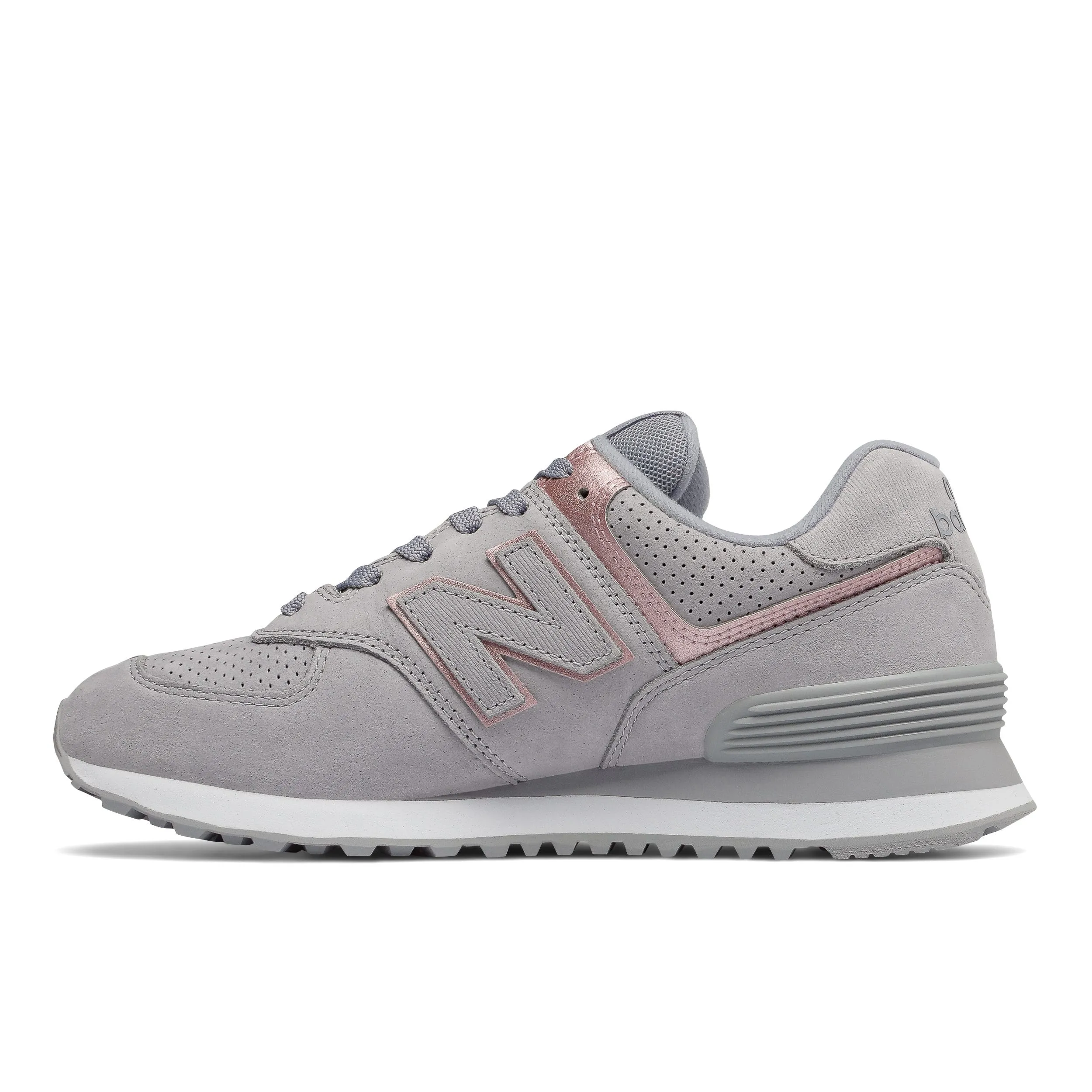 Zapatillas Urbanas Mujer New Balance 574 Nubuck Gris